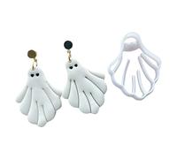 Set di taglierine per orecchini in argilla a tema Halloween per la creazione di orecchini in argilla per la creazione di gioielli