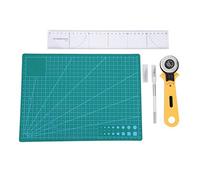Set di taglierine rotanti Kit di strumenti artigianali fatti a mano, tappetino autoguarigione Modello di cucito tappetino da taglio, per artigiani Hobbisti Artisti
