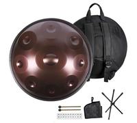 Set Di Tamburi A Mano Per Strumenti Musicali A Percussione Da 22 Pollici, Handpan Drum 432 Hz/440 Hz 9/10/12 Note, Tamburo A Mano In Acciaio Di Alta Qualità Strumenti A Percussione(B-432Hz,12Notes)