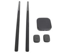 Set di Tamburi ad Aria Elettrica, Set di Bacchette Virtuali, RGB Portatile Rilevamento del Movimento 3D Kit di Batteria D'aria con & 8 Suoni per Adulti Bambini (BLACK)