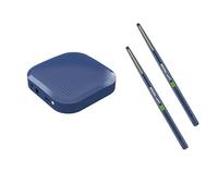 Set Di Tamburi Ad Aria Virtuali, Kit Bacchette for Tamburi Ad Aria Elettrici, Tamburo Invisibile for Adulti, Tamburo Somatosensoriale Intelligente Portatile, Con Bacchette, Pedali, Altoparlante Multif