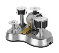 Set di tamburi di dito di plastica portatile, per suonare il drum kit desktop, i suoni del tamburo realismo, ideali per la pratica musicale o come romanzo, ampiamente utilizzato