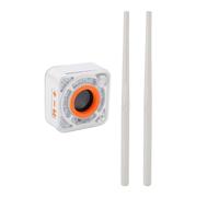 Set di Tamburi Elettronici, 3 modalità Bacchette Elettriche Virtuali con Altoparlanti da 3,5 Mm, Cordino, Lezioni e Giochi di App, Set Batteria Portatile USB per Adulti, Bambini