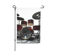 Set di tamburi freddi Bandiera da giardino a doppia faccia fattoria Holiday Yard bandiera 30,5 x 45,7 cm banner stagionale all'aperto per primavera estate prato portico decorazione domestica piccola