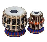 Set di tamburi in tabla, di qualità professionale, colore nero, Bayan Sheesham in legno DAYAN TABLA, ottimo suono con martello tunnig, cuscino e copertura
