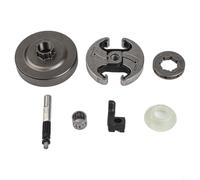 Set di tamburo della frizione 325-8T con pompa dell'olio e ingranaggio a vite senza fine in acciaio, pezzi di ricambio compatibili per motosega 340 345 346XP 350 353 con frizione inclusa