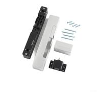 Set di tamponi per smorzamento delle porte, idraulico, anti-pizzico, silenzioso, per porte in acciaio e legno, apertura piatta, 2 pezzi, chiusura liscia, per casa e ufficio, carico bianco (B)