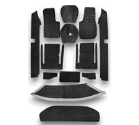 Set Di Tappeti In Gomma Velours Per Fiat Spider 1500 & 1600 S Nero