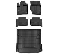 Set di tappetini 3D per abitacolo e bagagliaio per Audi Q7 1 2005-2015