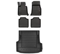 Set di tappetini 3D per abitacolo e bagagliaio per BMW Serie 3 F34 GT 2013-2021