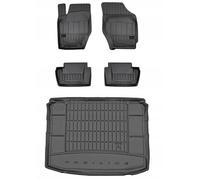 Set di tappetini 3D per abitacolo e bagagliaio per Citroen C4 1 Hatchback 2004-2