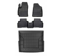Set di tappetini 3D per pavimento e bagagliaio per Hyundai Kona 2 Hybrid dal 202