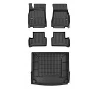 Set di tappetini 3D per pavimento e bagagliaio per Mercedes-Benz V177 berlina da