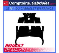 Set Di Tappetini Anteriore e Posteriore per Renault 8 Major E Gordini