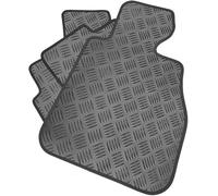Set di tappetini auto in gomma compatibili/ricambio per Fiat Fullback (anno di costruzione 2016 data), tappetini su misura, resistenti, impermeabili, antiscivolo