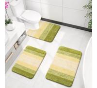 set di tappetini da bagno antiscivolo Set di 3 tappetini da bagno | simil-casmira 50*55+50*80+60*90cm Elevata assorbenza ad asciugatura rapida Antimuffa Per Vasca da Come WC