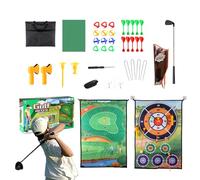 Set di tappetini da gioco Golf Chipping, tappetino da gioco con chip da golf - Tappetino per esercitazioni tappetino a onde di precisione, tappetino per bersaglio, gioco con chip adesivo, set di