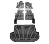 Set di tappetini e stuoie si adatta per Hyundai SANTA FE II versione 5 posti. an