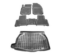 Set di tappetini e stuoie si adatta per Toyota C-HR Ibrido. gas. motori 1.2. 1.8