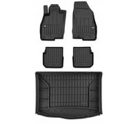 Set di tappetini in gomma 3D per Alfa Romeo Mito Hatchback 2008-2018