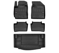 Set di tappetini in gomma 3D per Hyundai i10 2 HB 2013-2019