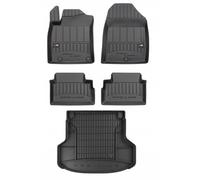 SET di tappetini in gomma 3D per Kia Ceed 3 Kombi dal 2018 - bw/bs