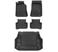 Set di tappetini in gomma 3D per Mercedes C W203 Coupé 2000-2007