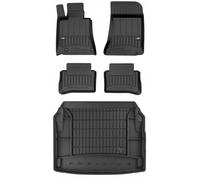 Set di tappetini in gomma 3D per Mercedes W212 Berlina 2009-2016