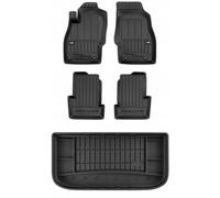 Set di tappetini in gomma 3D per Opel Adam HB 2012-2019