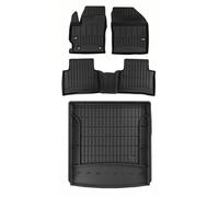 Set di tappetini in gomma 3D per Toyota Corolla 12 Hybrid Kombi dal 2019-
