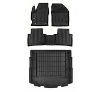 Set di tappetini in gomma 3D per Toyota Corolla 12 Hybrid Kombi dal 2019-
