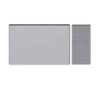 Set di tappetini in silicone doppio per macchine da caffè con tappetino principale resistente al calore e tappetino scolapiatti rimovibile, protegge i controsoffitti da fuoriuscite e graffi (grigio A)