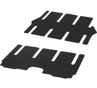 Set di tappetini originali Rips 2 pezzi completo di vano passeggeri con 2 ante scorrevoli sinistra e destra senza tavolo nero compatibile per Mercedes W 639 Viano & Vito, anno di costruzione 2003-2014