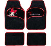 Set di Tappetini per Auto Minnie Mouse CZ10339 Nero/Rosso