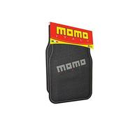 Momo Set Tappetini Auto Universali 4 Pezzi Nero e Grigio
