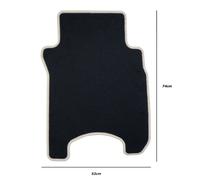 Set di Tappetini per Auto OCC Motorsport OCCHN0022RD Rosso 5 Pezzi