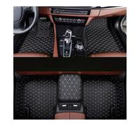 Set di tappetini per Auto Personalizzati Talisman, tappetini per Auto, tappetini per Auto Adatti a Tutte Le Stagioni (Beige Nero)