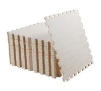 Set di tappetini protettivi puzzle 60 x 60 cm 4,32 m² tappetini protettivi per il fitness, protezione del pavimento, gioco per bambini, 12 pezzi Protezione del pavimento: le piastrelle ad incastro son