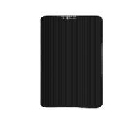 Set di tappetini yoga antiscivolo da 10 mm spessore con cinghie for borsa(Black With 20mm)
