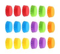 Set di tappi in silicone per uso alimentare, 18 colori multipli, ideali per incontri e gite