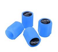 Set di tappi OCC Motorsport OCCLEV004 4 Unità Fluorescente Azzurro