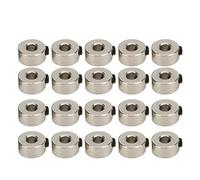 Set di Tappi per Carrello di Atterraggio per Aereo RC, Collare per Ruota, 20 Pezzi Carrello di Atterraggio per Aereo RC in Acciaio Inossidabile per Aeromodelli, 3,1 Mm