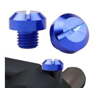 Set di tappi per fori per specchio - due pezzi in alluminio, viti, coperture per bulloni per punti di fissaggio, fori, specchietto retrovisore, copertura cieca, installazione tappi a vite | Pun