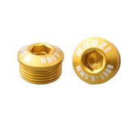 Set di tappi per pedali per bicicletta, M14 x P1, 0 coperture antipolvere per 2 pedali della bicicletta (5 mm)
