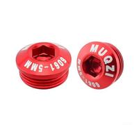 Set di tappi per pedali per bicicletta, M14 x P1, 0 coperture antipolvere per 2 pedali della bicicletta (5 mm)