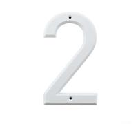 Set di targhe numeriche 3D per porta, 0-9, per esposizione domestica, uso esterno e interno, con supporto in lega di zinco (2)