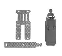 Set di Tasche Tattiche per Mag Singolo, Tasca con Attacchi MOLLE da 9 Mm | A sgancio rapido, leggera, resistente all'acqua, resistente all'usura, due modi di indossarla