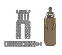Set di Tasche Tattiche per Mag Singolo, Tasca con Attacchi MOLLE da 9 Mm | A sgancio rapido, leggera, resistente all'acqua, resistente all'usura, due modi di indossarla