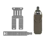 Set di Tasche Tattiche per Mag Singolo, Tasca con Attacchi MOLLE da 9 Mm | A sgancio rapido, leggera, resistente all'acqua, resistente all'usura, due modi di indossarla