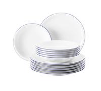 Set Di Tavola Seltmann Weiden Compact Blaurand 12 Pezzi